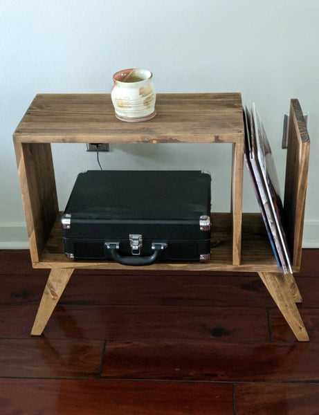 Midcentury Modern Magazine Accent Table