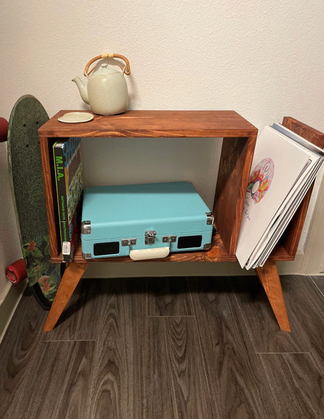 Midcentury Modern Magazine Accent Table